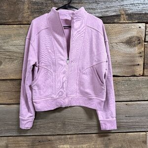 Freely Zip up fleece jacket, pink, Small